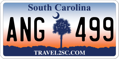 SC license plate ANG499