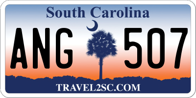 SC license plate ANG507