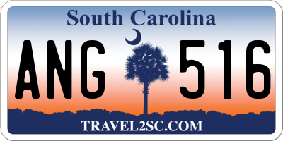 SC license plate ANG516