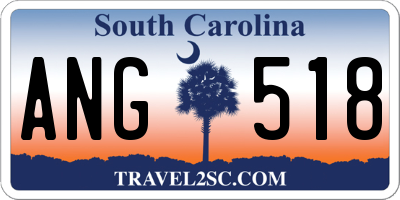 SC license plate ANG518