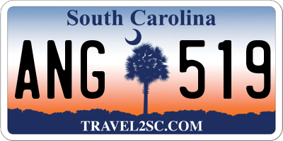 SC license plate ANG519