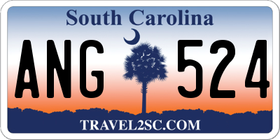 SC license plate ANG524