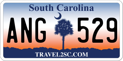 SC license plate ANG529
