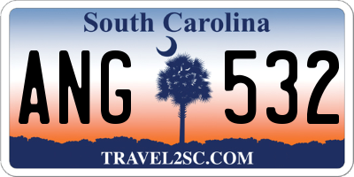 SC license plate ANG532