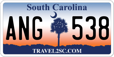 SC license plate ANG538