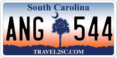 SC license plate ANG544