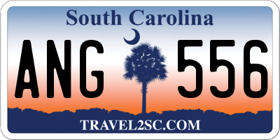 SC license plate ANG556