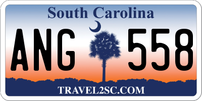 SC license plate ANG558