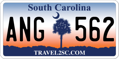 SC license plate ANG562