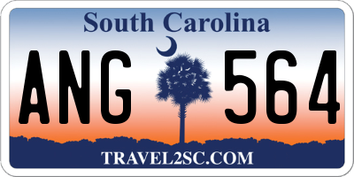 SC license plate ANG564
