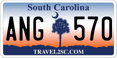 SC license plate ANG570