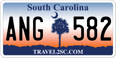SC license plate ANG582