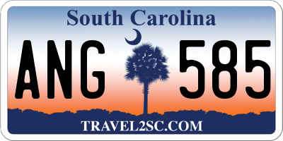 SC license plate ANG585