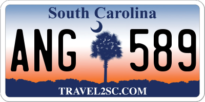 SC license plate ANG589