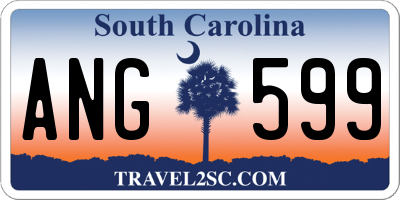 SC license plate ANG599