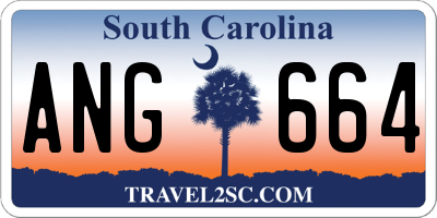 SC license plate ANG664