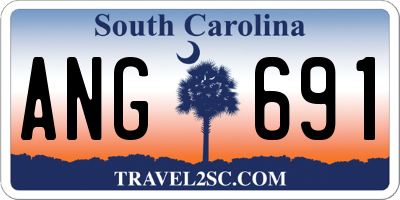 SC license plate ANG691