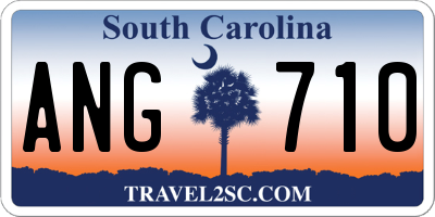 SC license plate ANG710