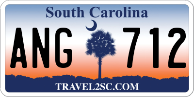 SC license plate ANG712