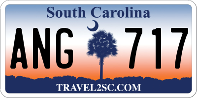 SC license plate ANG717