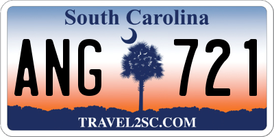 SC license plate ANG721
