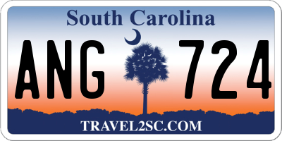 SC license plate ANG724