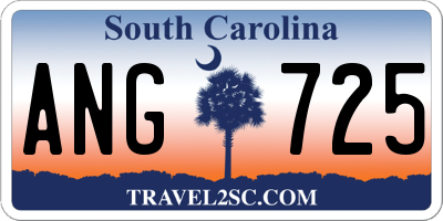 SC license plate ANG725
