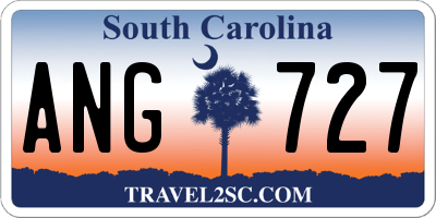 SC license plate ANG727