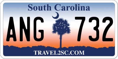 SC license plate ANG732