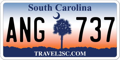 SC license plate ANG737