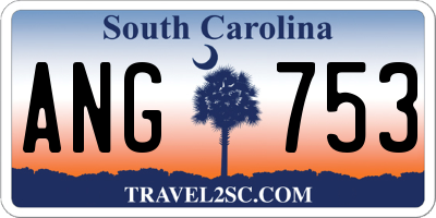 SC license plate ANG753