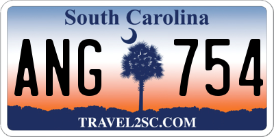 SC license plate ANG754