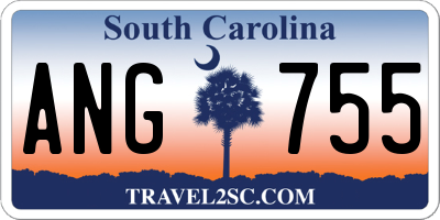 SC license plate ANG755