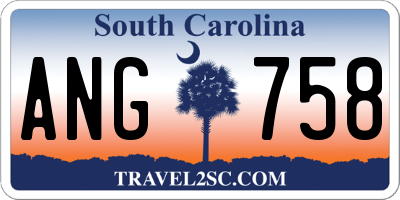 SC license plate ANG758