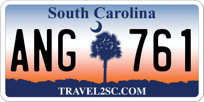 SC license plate ANG761