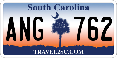 SC license plate ANG762