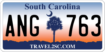 SC license plate ANG763