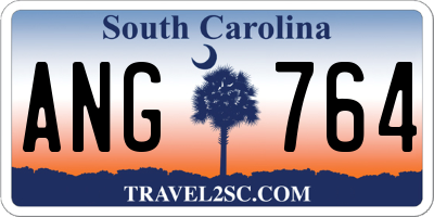 SC license plate ANG764