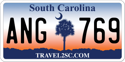 SC license plate ANG769