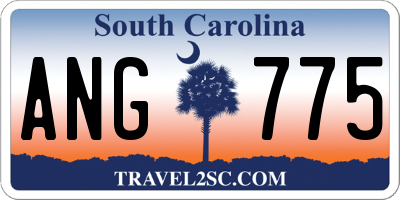 SC license plate ANG775