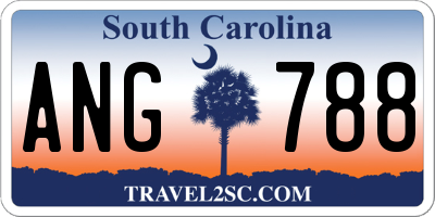 SC license plate ANG788