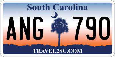 SC license plate ANG790