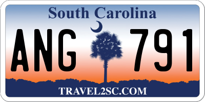 SC license plate ANG791