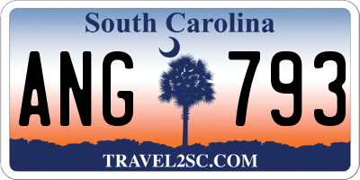 SC license plate ANG793