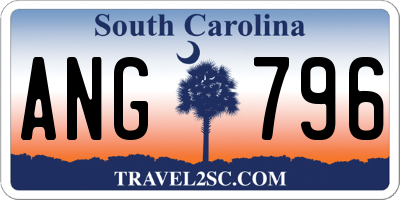 SC license plate ANG796