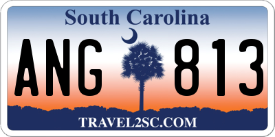 SC license plate ANG813