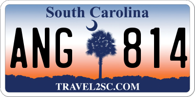 SC license plate ANG814