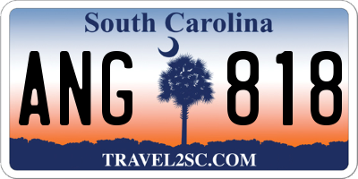 SC license plate ANG818