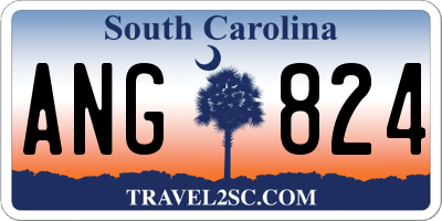 SC license plate ANG824