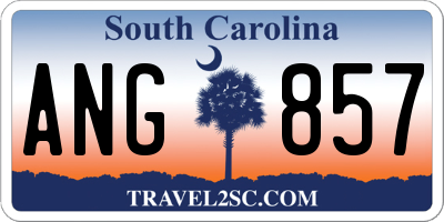 SC license plate ANG857